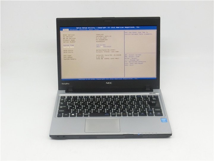 最新のデザイン 中古 NEC VK26MC2DH Core 4世代i5 4GB 13型 ノート