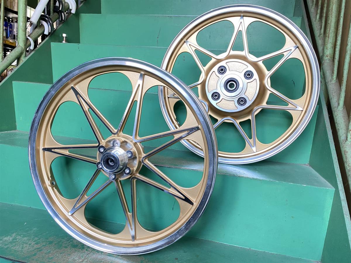 RZ250 RZ350 キャスト ホイール 金/レア 希少 ゴールド BEETセブン