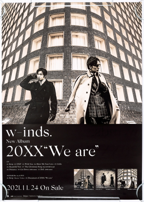 w-inds. 20XX “We are” 千葉涼平 橘慶太 両面ポスター B2サイズ 約72.8