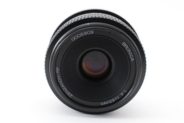 《極美品》ゼンザブロニカ ZENZA BRONICA ZENZANON-RF 65mm F4 ゼンザノン FOR RF645 #2265A5の画像3