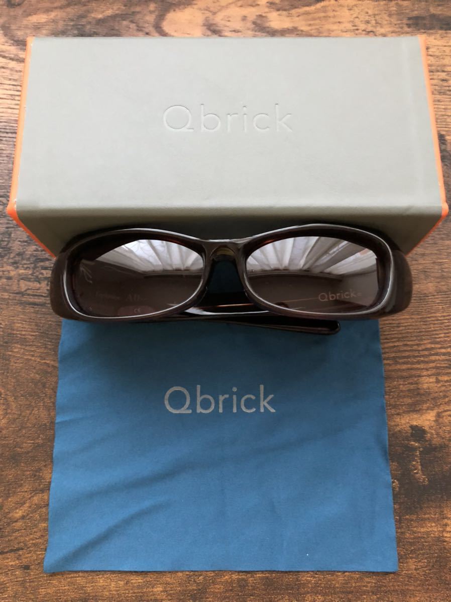 【良好品】 美品レア★初期のサングラス！Qbrick/キューブリック ATY0202メガネフレーム めがね 眼鏡 セル、プラスチックフレーム