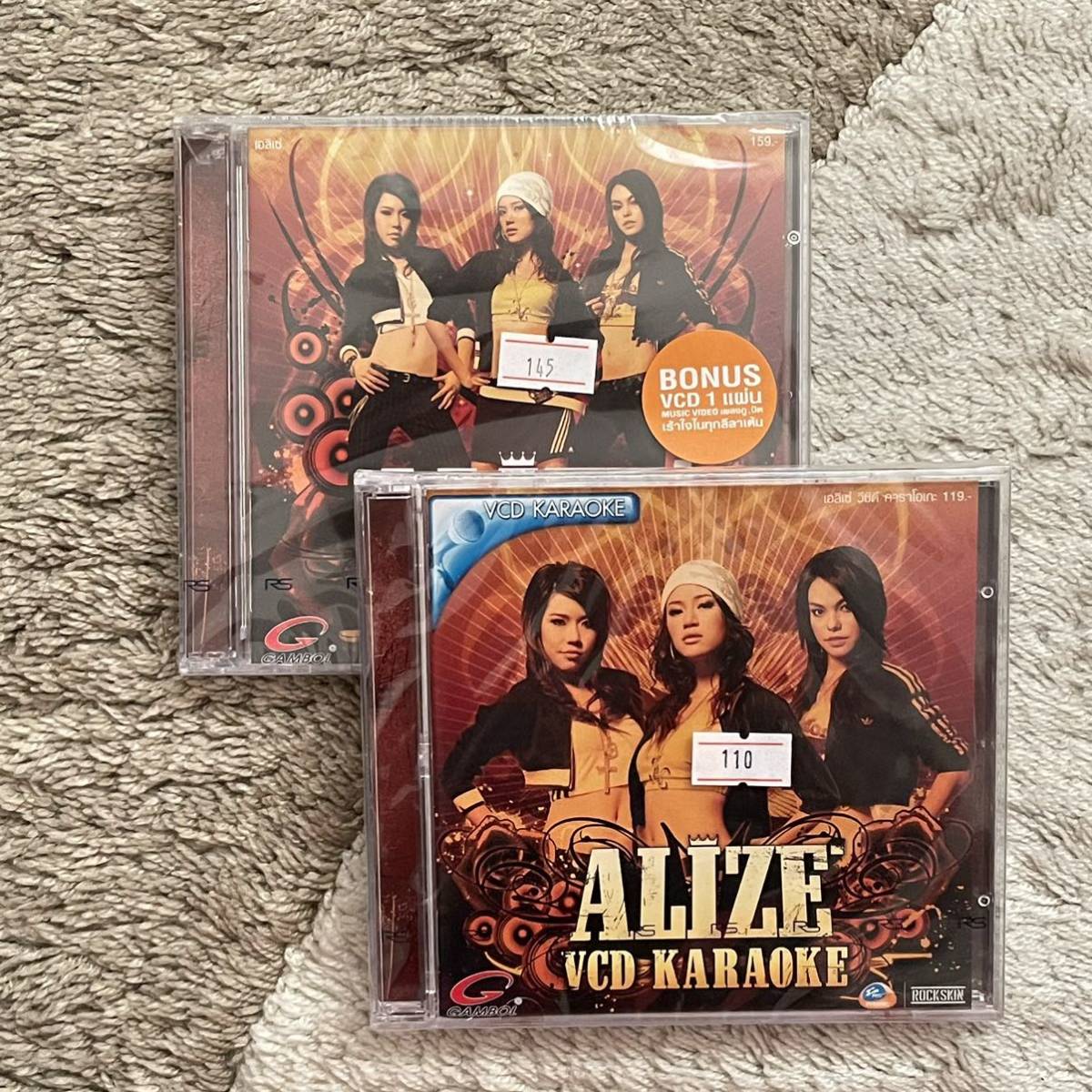【新品未開封】ALIZE タイポップス アイドル　CD VCD 二枚セット_画像1