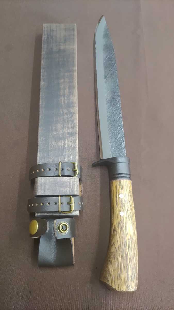 トヨクニ　豊国　槌目剣鉈　剣鉈　狩猟刀　ハンティングナイフ　24cm_画像2