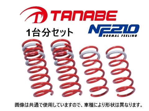 タナベ NF210 ダウンサス (1台分) ノア ZRR80G/ZRR80W　ZRR80WNK_画像1