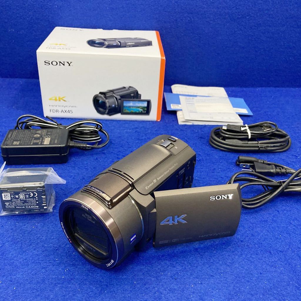 展示品 ほぼ新品 ソニー SONY ビデオカメラ FDR-AX100 4K 在庫処分