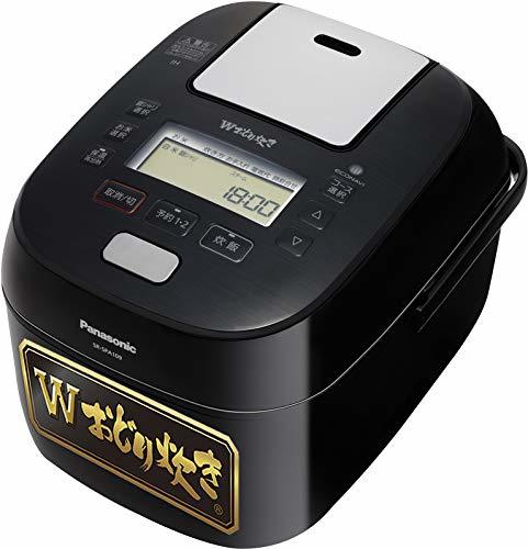パナソニック 5.5合 炊飯器 圧力IH式 Wおどり炊き ブラック SR-SPA109-K(品)