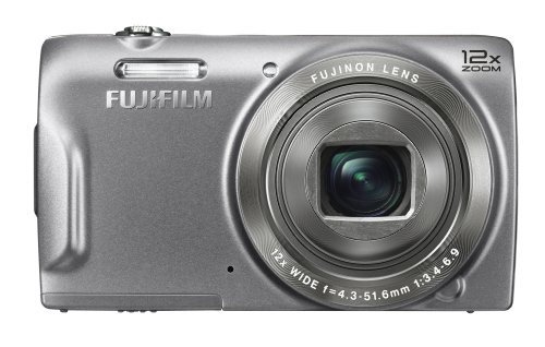 【中古 良品】 FUJIFILM デジタルカメラ FinePix T500S 光学12倍 シルバー F FX-T500S