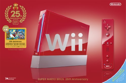 【中古 良品】 Wii本体 (スーパーマリオ25周年仕様) (「Wiiリモコンプラス」同梱) (RVL-S-RAAV) 【メーカー生産終了】　(shin
