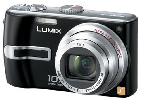 (中古品)パナソニック デジタルカメラ LUMIX (ルミックス) DMC-TZ3 ブラック_画像1