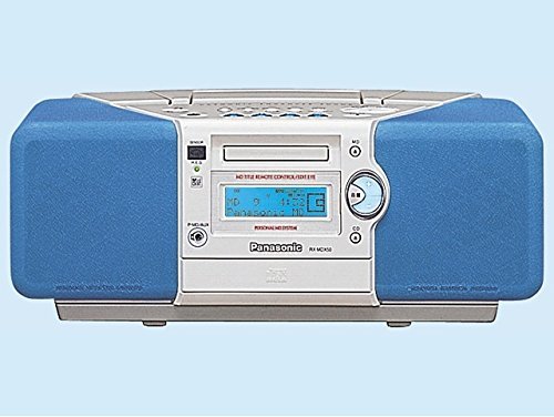 【中古 良品】 Panasonic パナソニック　RX-MDX50-Ａ（ブルー）　パーソナルMDシステム　（CD/