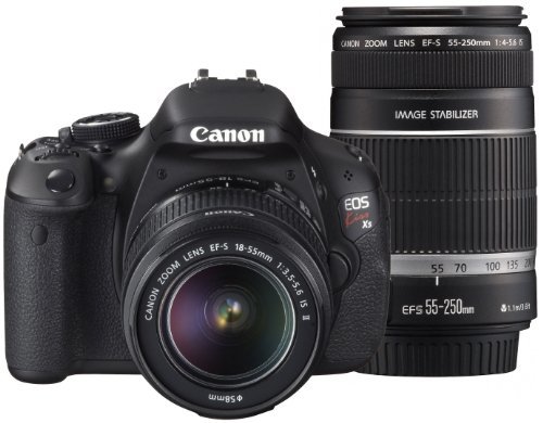 【品】 Canon デジタル一眼レフカメラ EOS Kiss X5 ダブルズームキット EF-S18-55ｍｍ/