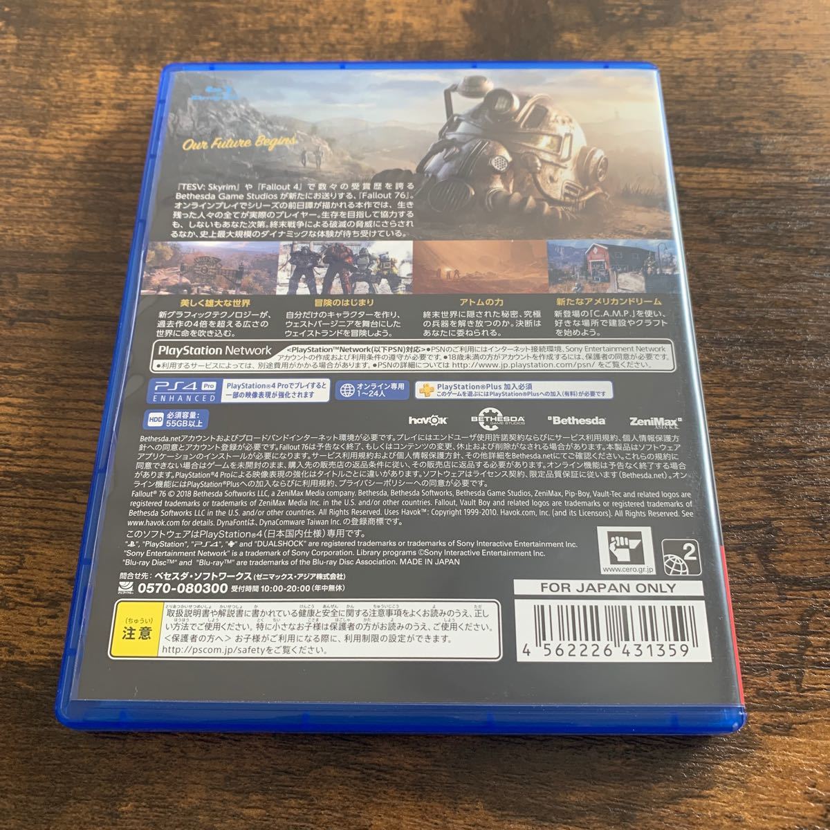 PS4ソフト FALLOUT76