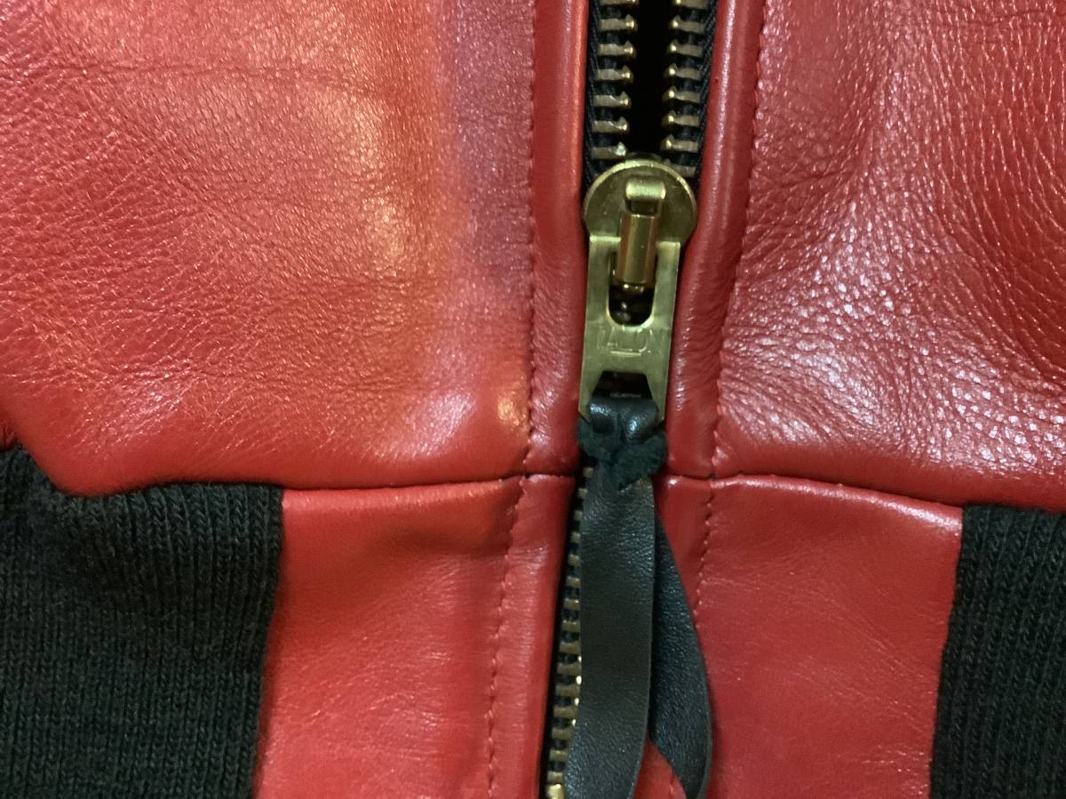 VANSON バンソン オールレザー スタジャン レーシング ワッペン MADE
