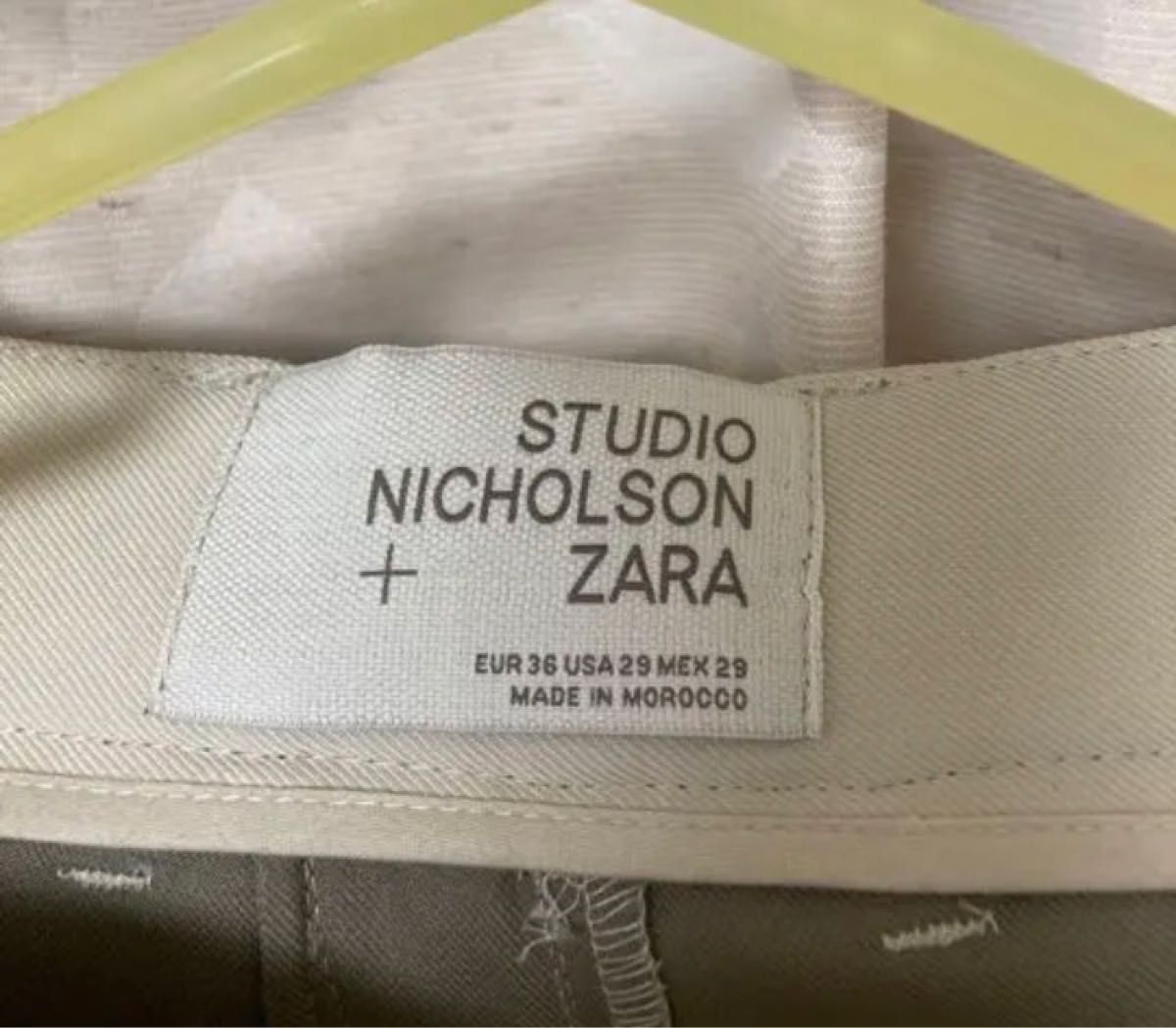 ZARA×StudioNicholson(スタジオニコルソン)ツイルスーツパンツ ZARA×StudioNicholson(スタジオニコルソン)ツイルスーツパンツ