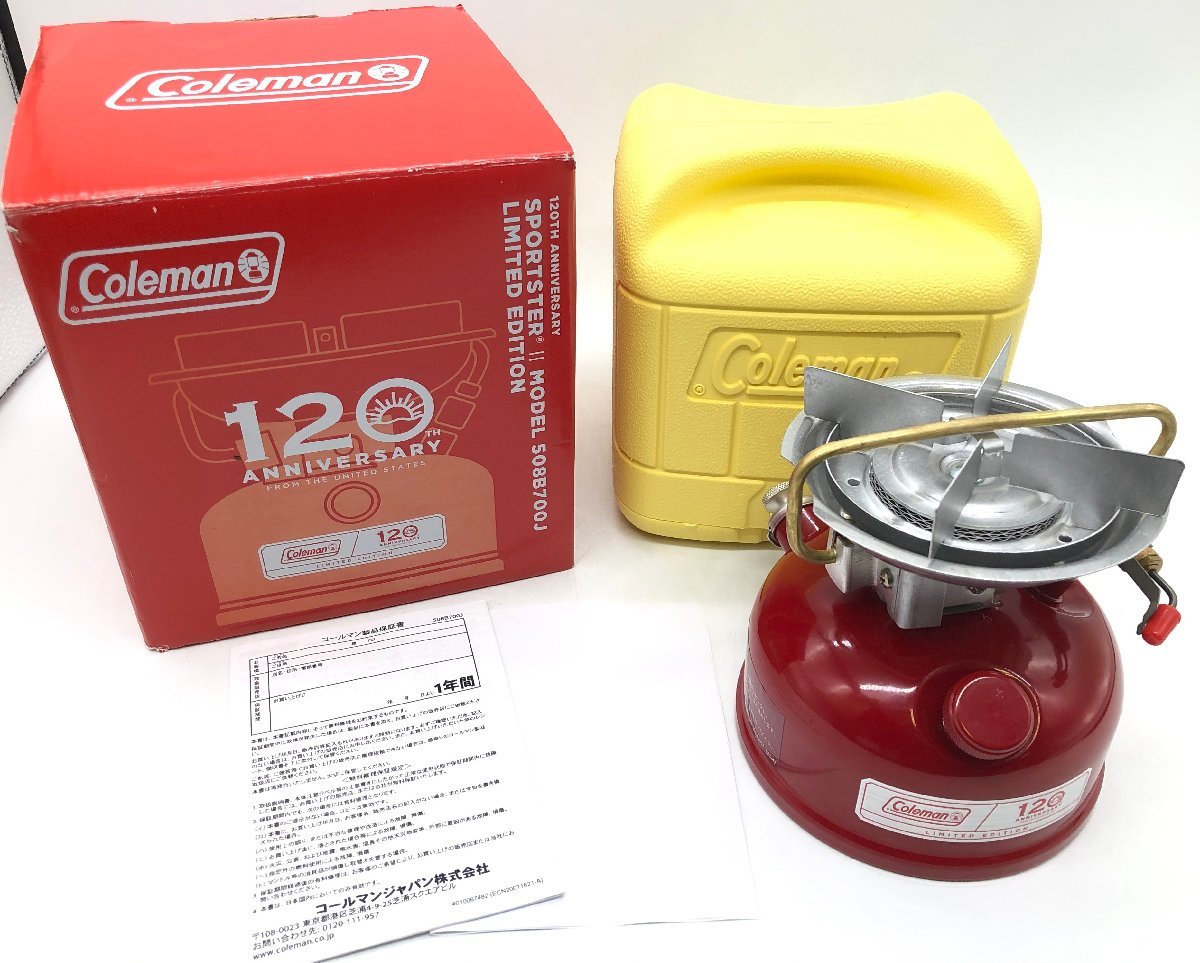 ショッピング販売品 Colemanストーブ 120thアニバーサリー スポーツ