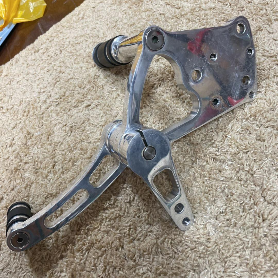 フォワードコントロールセット アルミメッキ2000〜BIGTWIN パーツ