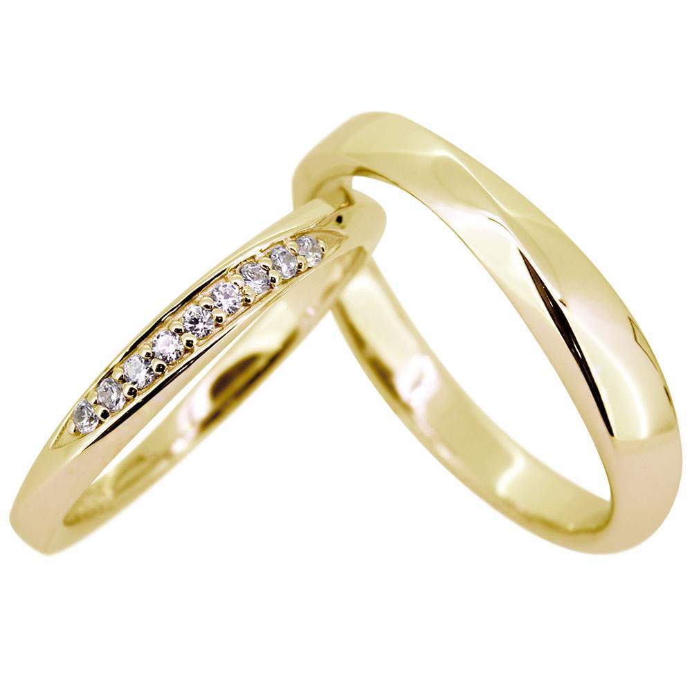 Yahoo!オークション - マリッジリング 結婚指輪 18k 18金 指輪 ペア