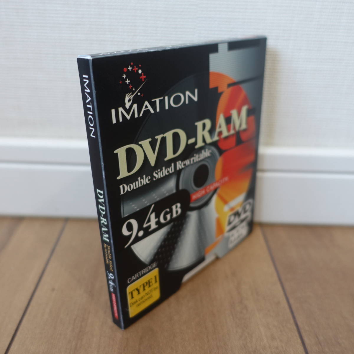 DVD-RAM IMATION 9.4GB Double Sided Rewritable TYPE 1 cartridge type 