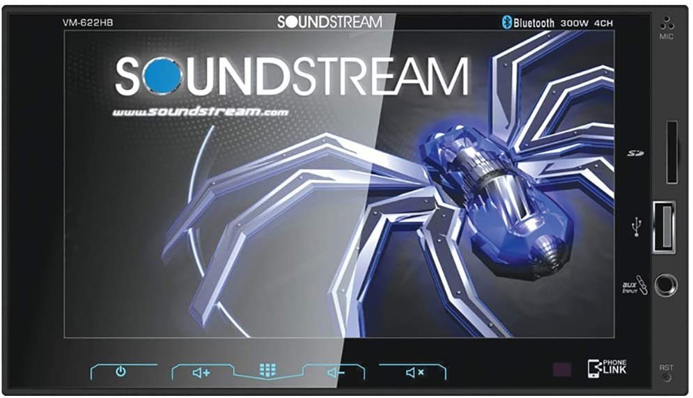 #USA Audio# Soundstream Soundstream VM-622HB *6.2 дюймовый экран *Bluetooth( Bluetooth ) встроенный / смартфон зеркало кольцо USB/AUX-IN