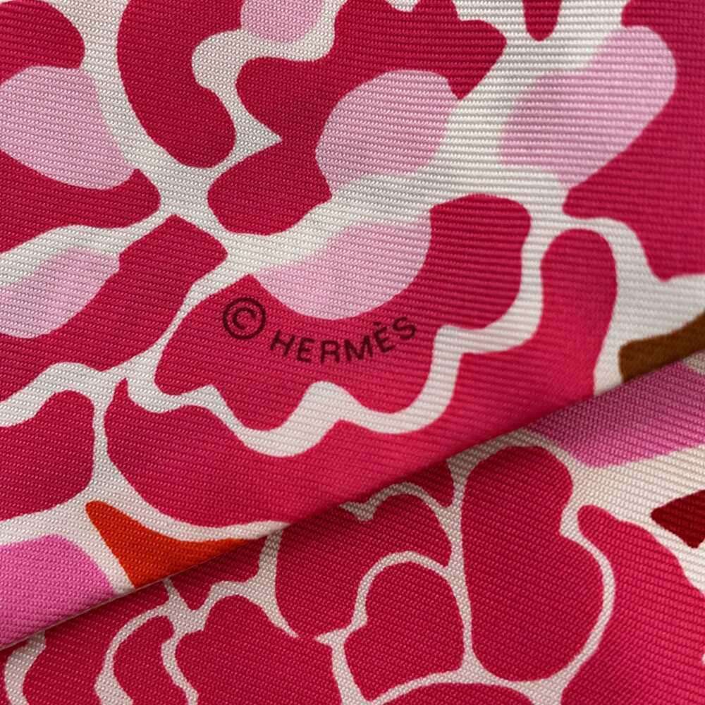 エルメス スカーフ ツイリー Bingata 紅型 HERMES シルクツイル 和柄