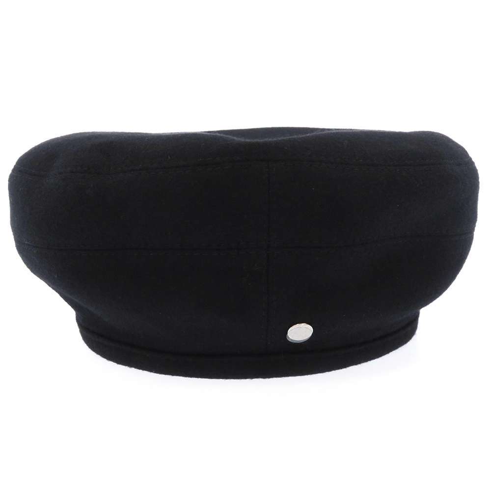 エルメス ベレー帽 サントノーレ カシミヤ サイズ58 HERMES 帽子 黒
