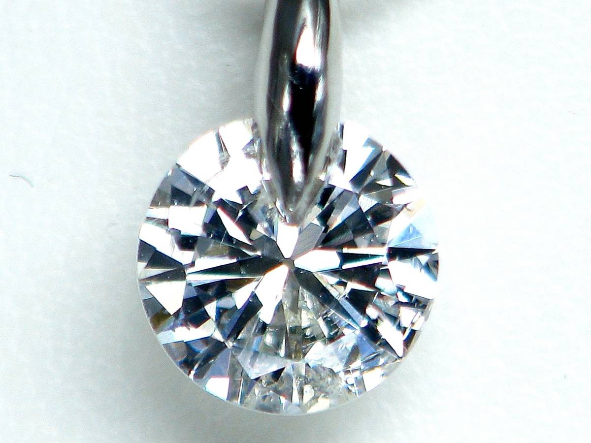 【宝石屋本舗】1.026ct F-SI2-Good 天然ダイヤモンド PT900ネックレス（ソーティング（検査証）と鑑定書付の画像3