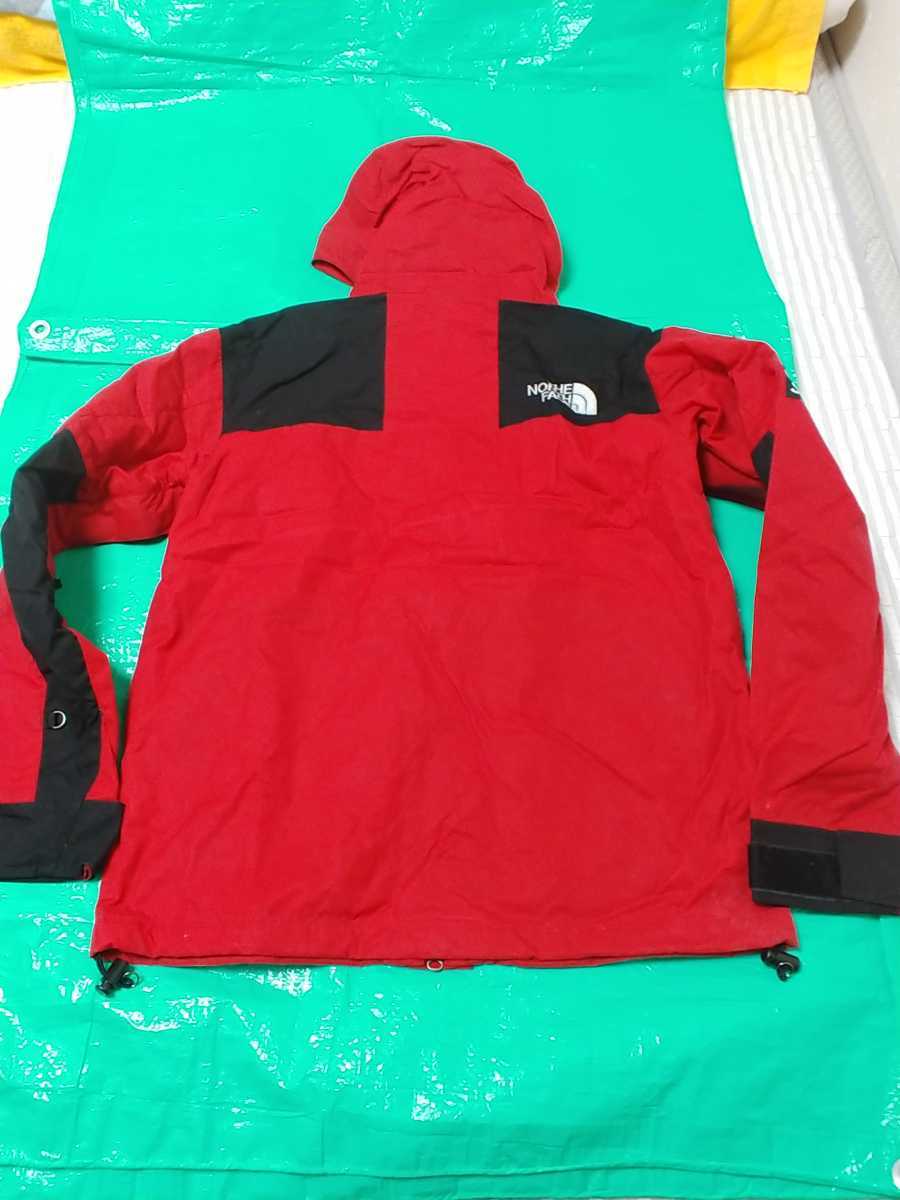 レア Supreme The North Face Waxed Cotton Mountain Jacket Red M シュプリーム ノースフェイス マウンテン ジャケット_画像2