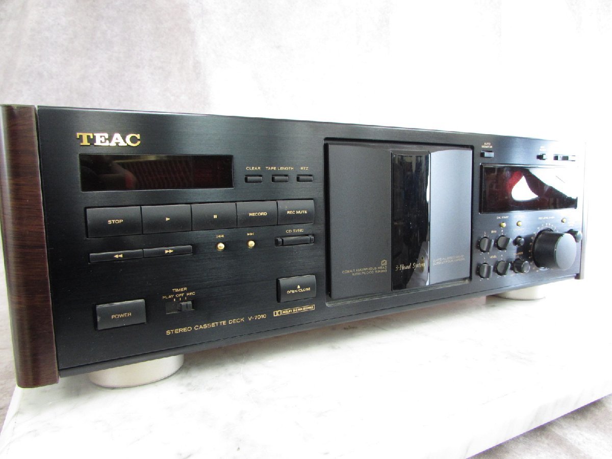 軽量な折り畳み自転車 TEAC ティアック V-1010 3ヘッド カセットデッキ