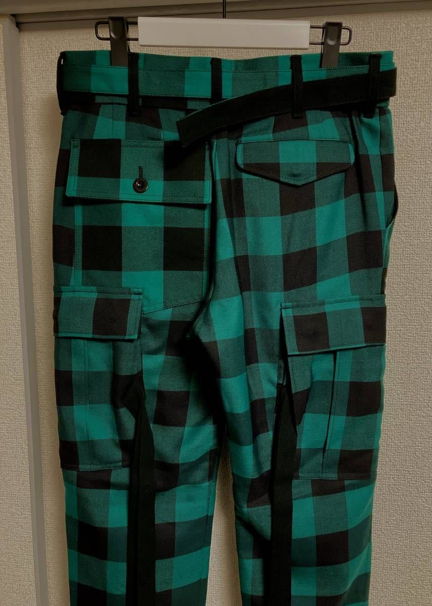 sacai サカイ 22SSバッファローチェックパンツ | draoliviaqueiroga.com.br