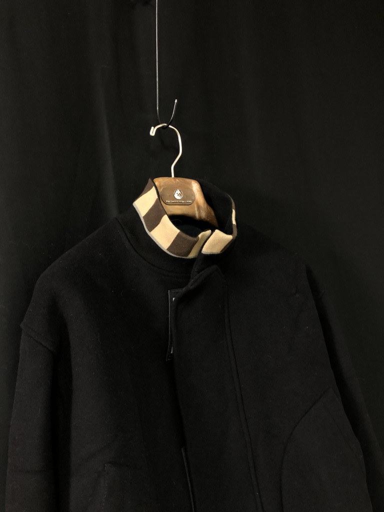 イタリア製 正規品■FENDI フェンディ ジャケット ズッカ FFロゴ ブルゾン カシミヤ混ウールソフトメルトン サイズ46 18AW_画像2