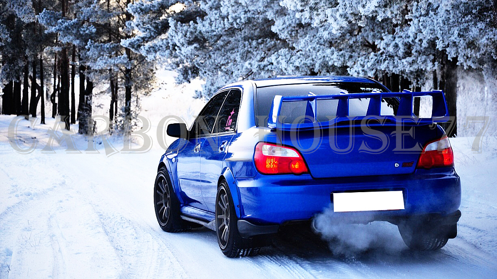 ★SUBARU インプレッサ GDB GDA WRX STI GD系 A～G リア トランク スポイラー WR型 FRP製 各社メーカ純正色塗装込 2000/08‐2007/04☆_画像2