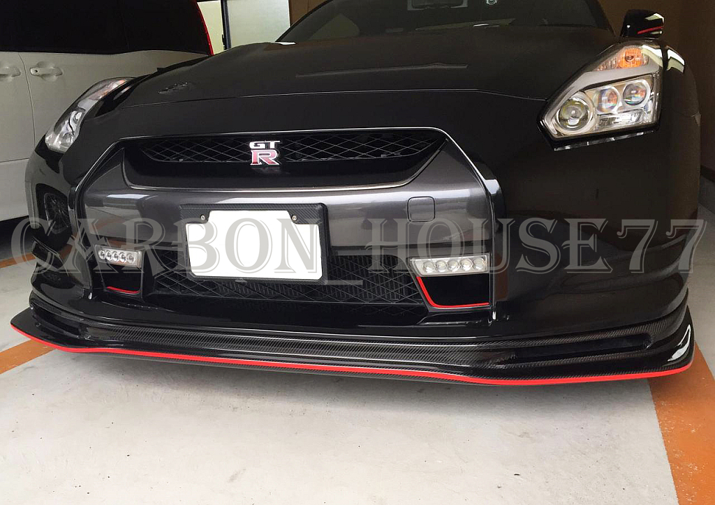 新商品!新型 NISSAN R35 GTR 前期 カーボン フロント リップ