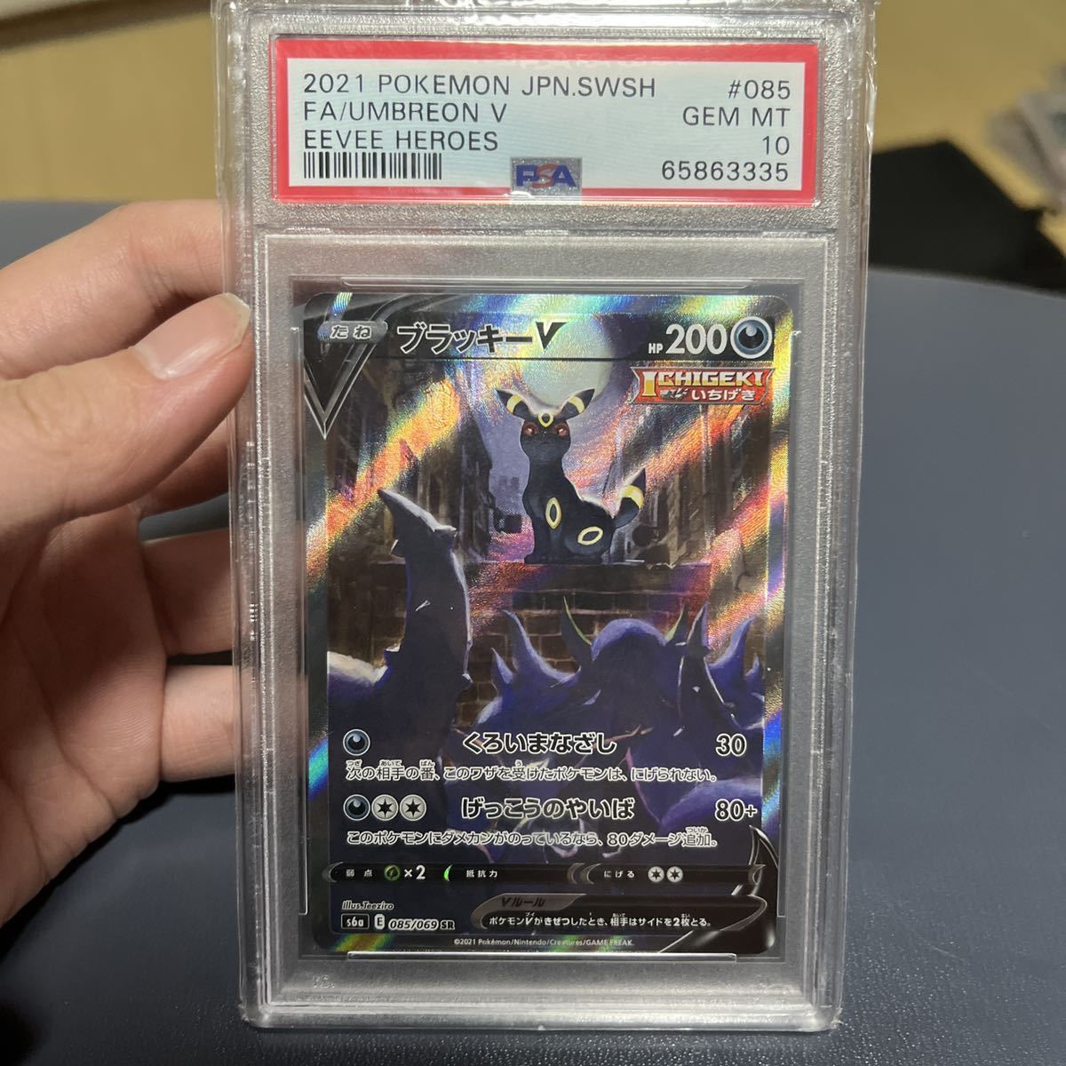 ブラッキー v sa psa10-