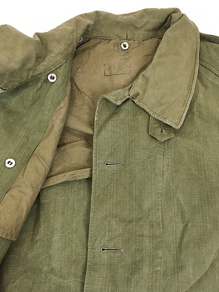 古着 40s フランス軍 M35 コットン キャンバス モーター サイクル 古着 40s フランス軍 M35 コットン キャンバス モーター サイクル