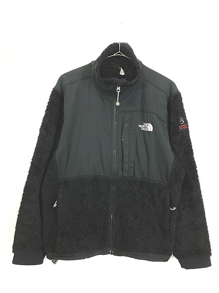 レディース 古着 TNF The NorthFace 「SUMMIT SERIES」 高機能 POLARTEC パイル フリース ジャケット 黒 L 古着