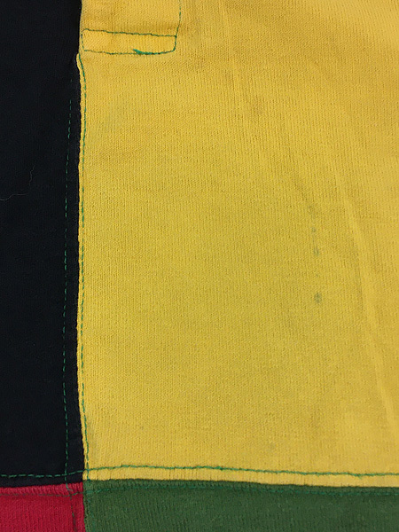 古着 90s USA製 CROSS COLOURS カラー ブロッキング プルオーバー シャツ OSFA 5
