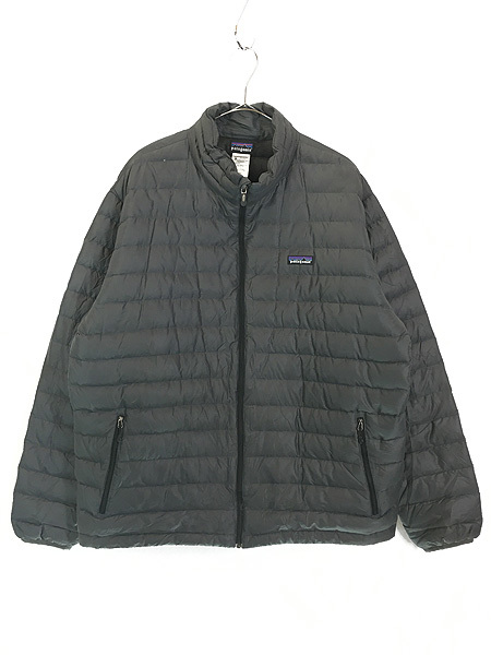 古着 12s Patagonia 「ダウン セーター」 軽量 & 薄手 グース ダウン ジャケット パッカブル Dグレー XL 古着_画像1