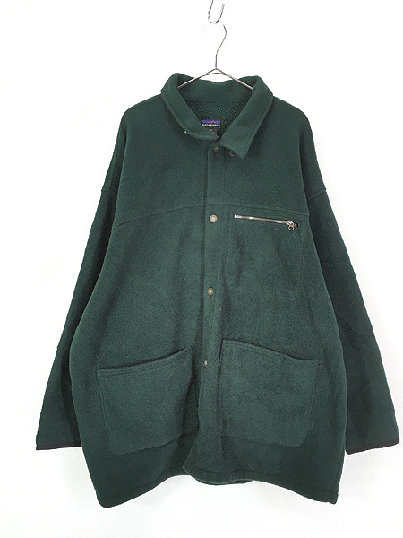 最新人気 古着 98s USA製 Patagonia 名作 シンチラ フリース シャーリング コート ハンター!! XL 古着 XLサイズ以上 最新人気 古着 98s USA製 Patagonia 名作 シンチラ フリース シャーリング コート ハンター!! XL 古着 XLサイズ以上
