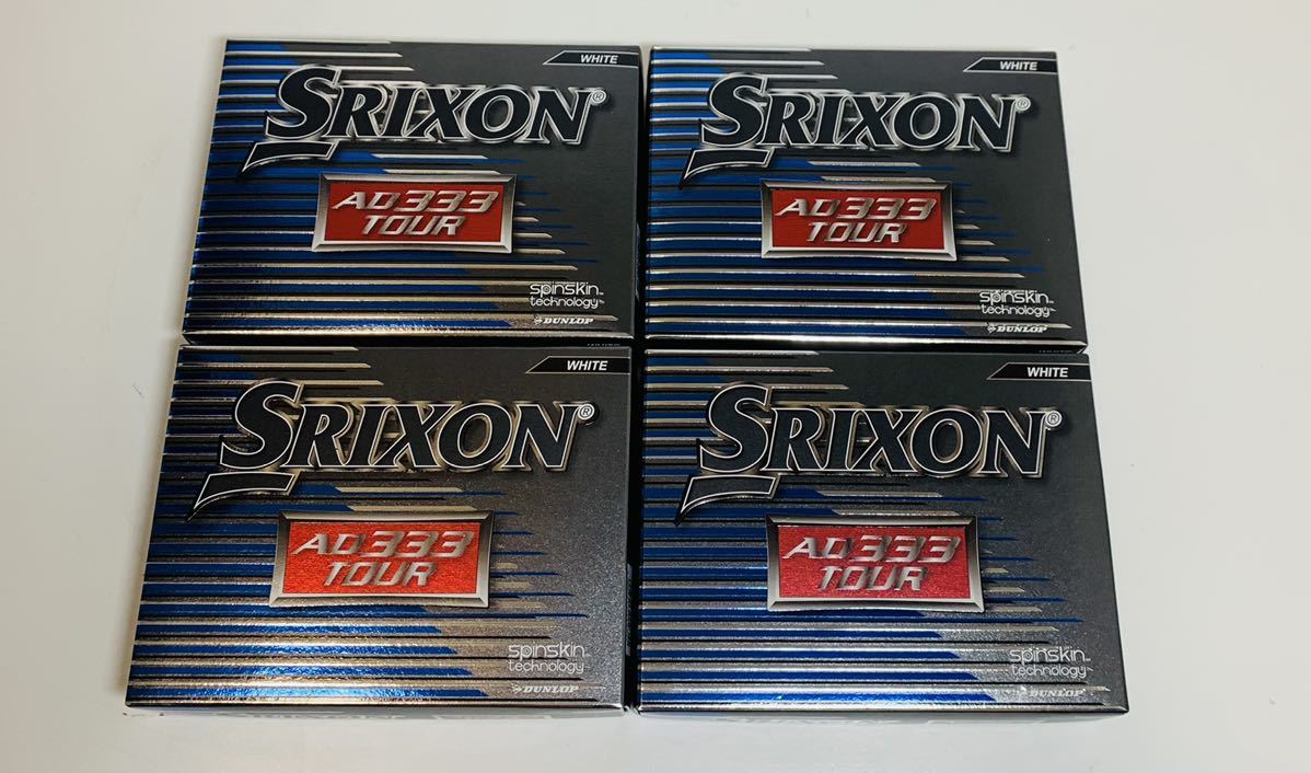 新品未使用品 SRIXON スリクソン ゴルフボール AD333 TOUR ホワイト