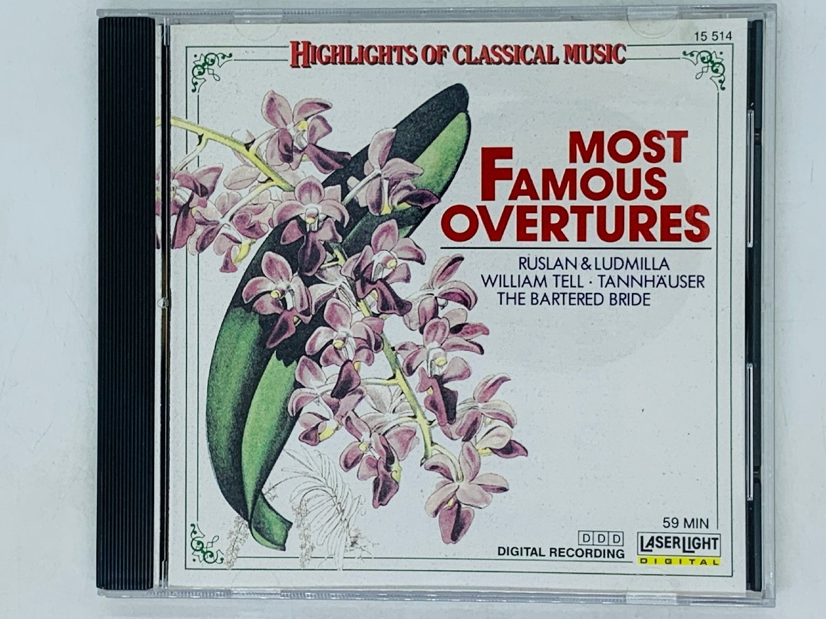 即決CD MOST FAMOUS OVERTURES / RUSLAN & LUDMILLA / クラシック Z16_画像1