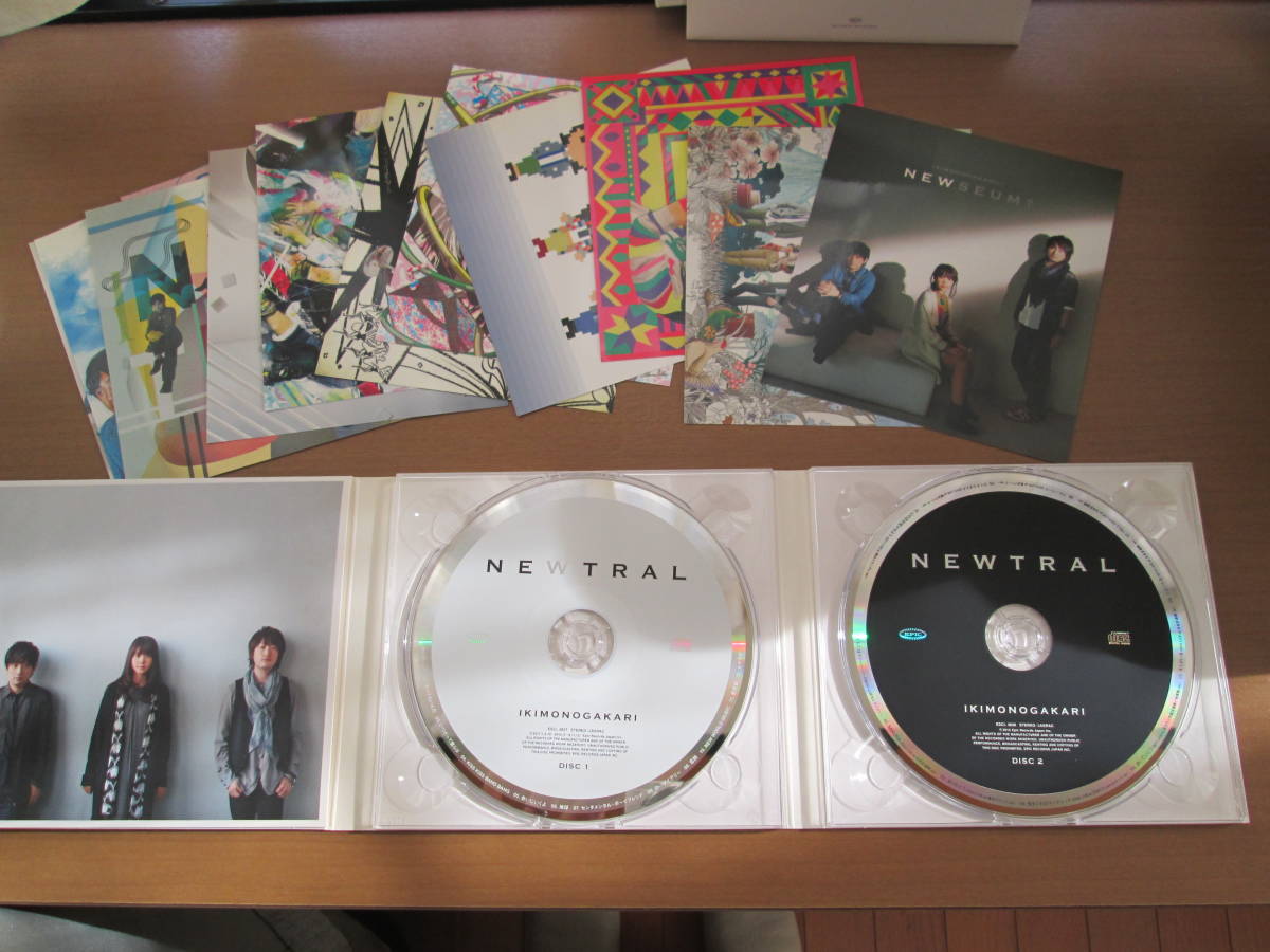いきものがかりCD「NEWTRAL」ニュートラル 2枚組　全22曲収録//DISC1－12曲、DISC2-10曲(ライブ盤)☆初回特典ポストカード付き_画像4