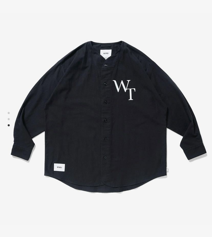 WTAPS LEAGUE 02 LS COTTON TWILL ブラック Lサイズ LEAGUE リーグ