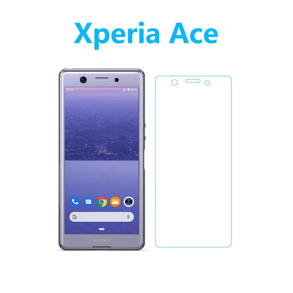 1枚Xperia Ace強化ガラスフィルム 自動吸着 2.5Dラウンドエッジ加工 指紋防止飛散防止気泡防止 疎油性疎水性 貼り直し可 高硬度9H高透過率_画像1