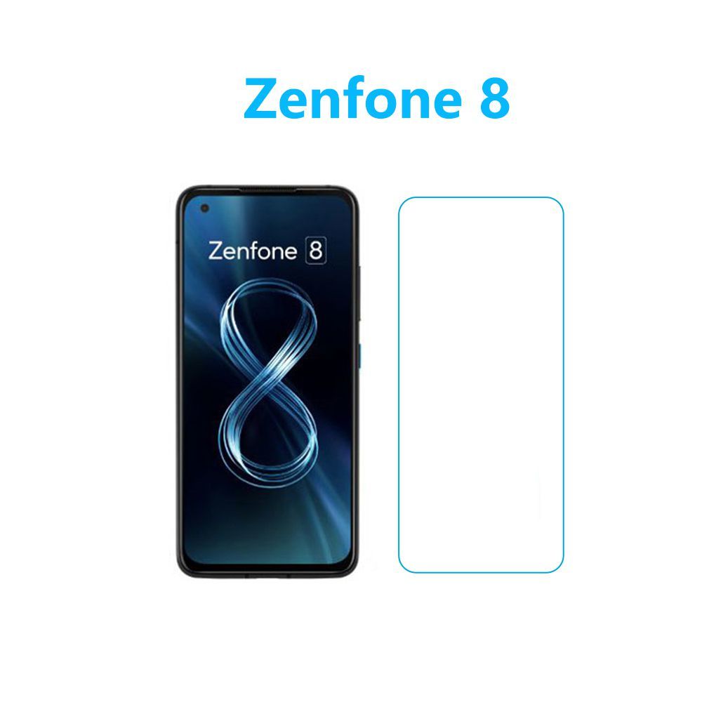 1枚Zenfone 8強化ガラスフィルム 自動吸着 2.5Dラウンドエッジ加工 指紋防止飛散防止気泡防止 疎油性疎水性 貼り直し可 高硬度9H高透過率高_画像1