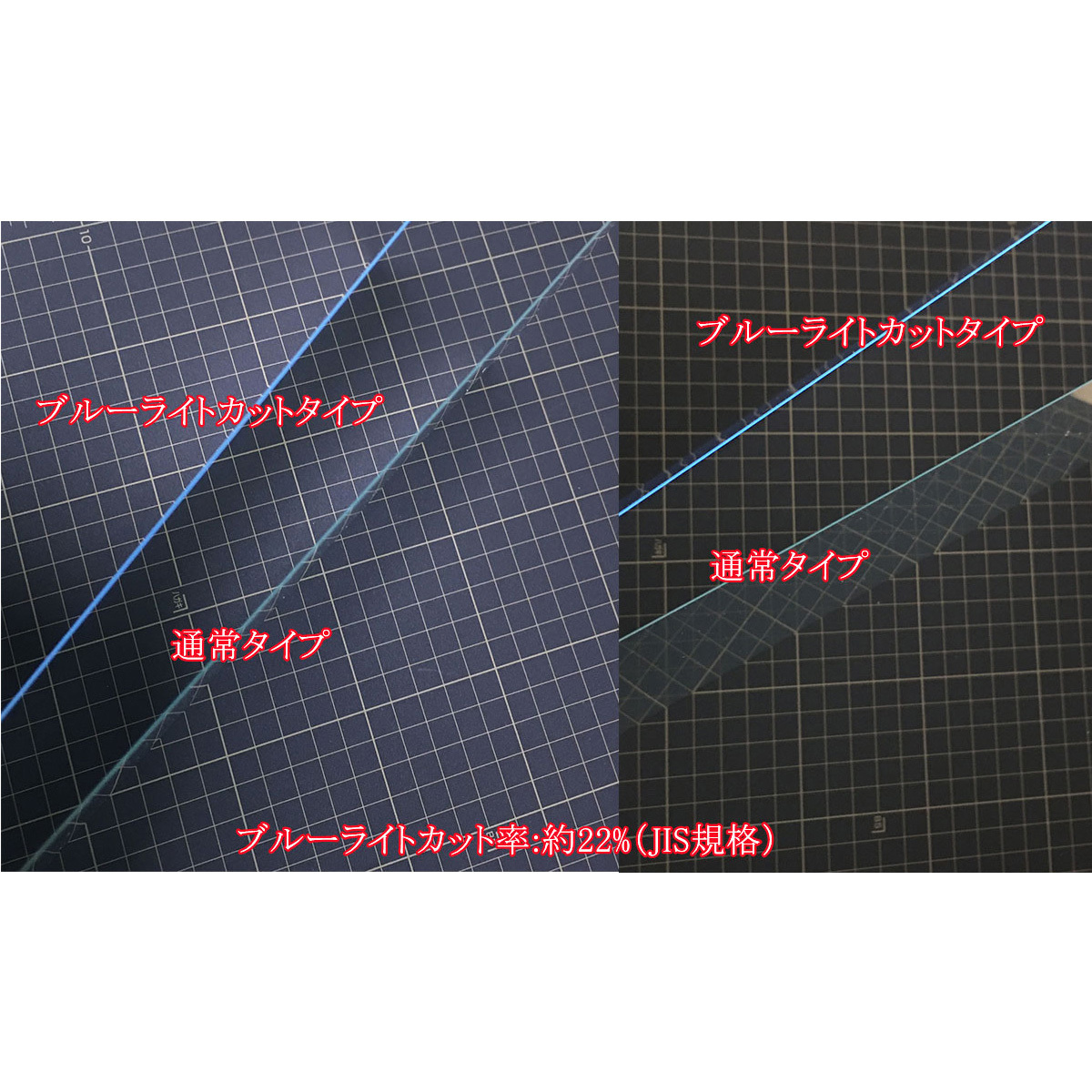 2枚ブルーライトカットBASIO4/かんたんスマホ2/2+強化ガラスフィルム 自動吸着 2.5Dラウンドエッジ加工 指紋防止飛散防止気泡防止 疎油性疎_画像6