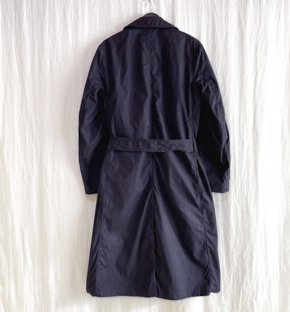 60s 米軍 実用 ステンシル入り トレンチコート M 38-40L ネイビー 希少