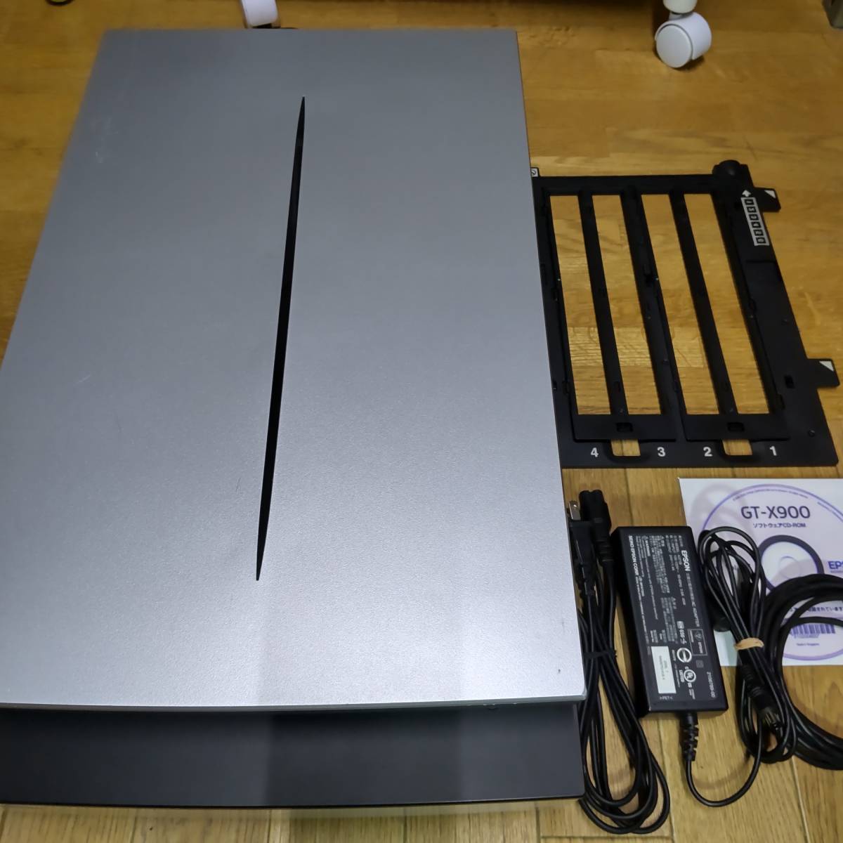 EPSON GT-X900 ネガフィルムスキャン フィルムホルダー付 ネガフィルムをデジタル画像化 高解像度 動作良好 エプソン