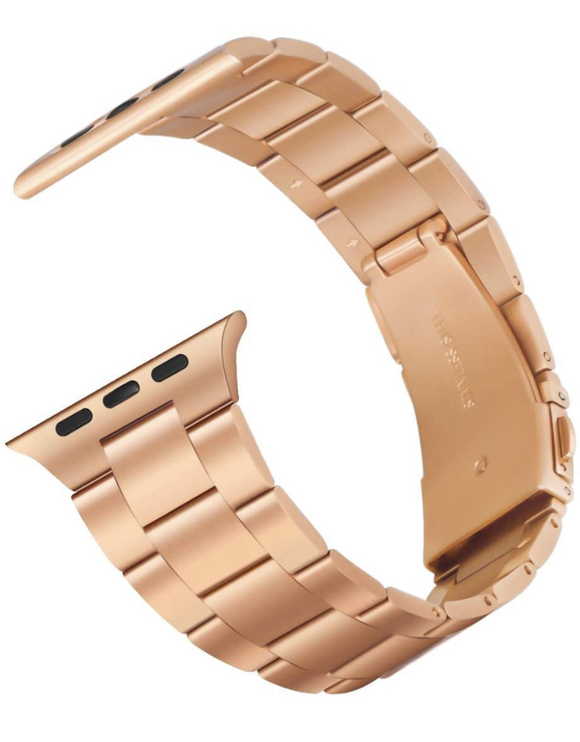 * new goods unused free shipping Apple Watch rose Gold 38mm&40mm stainless steel band SE*Series6~ series 1 belt Apple watch 