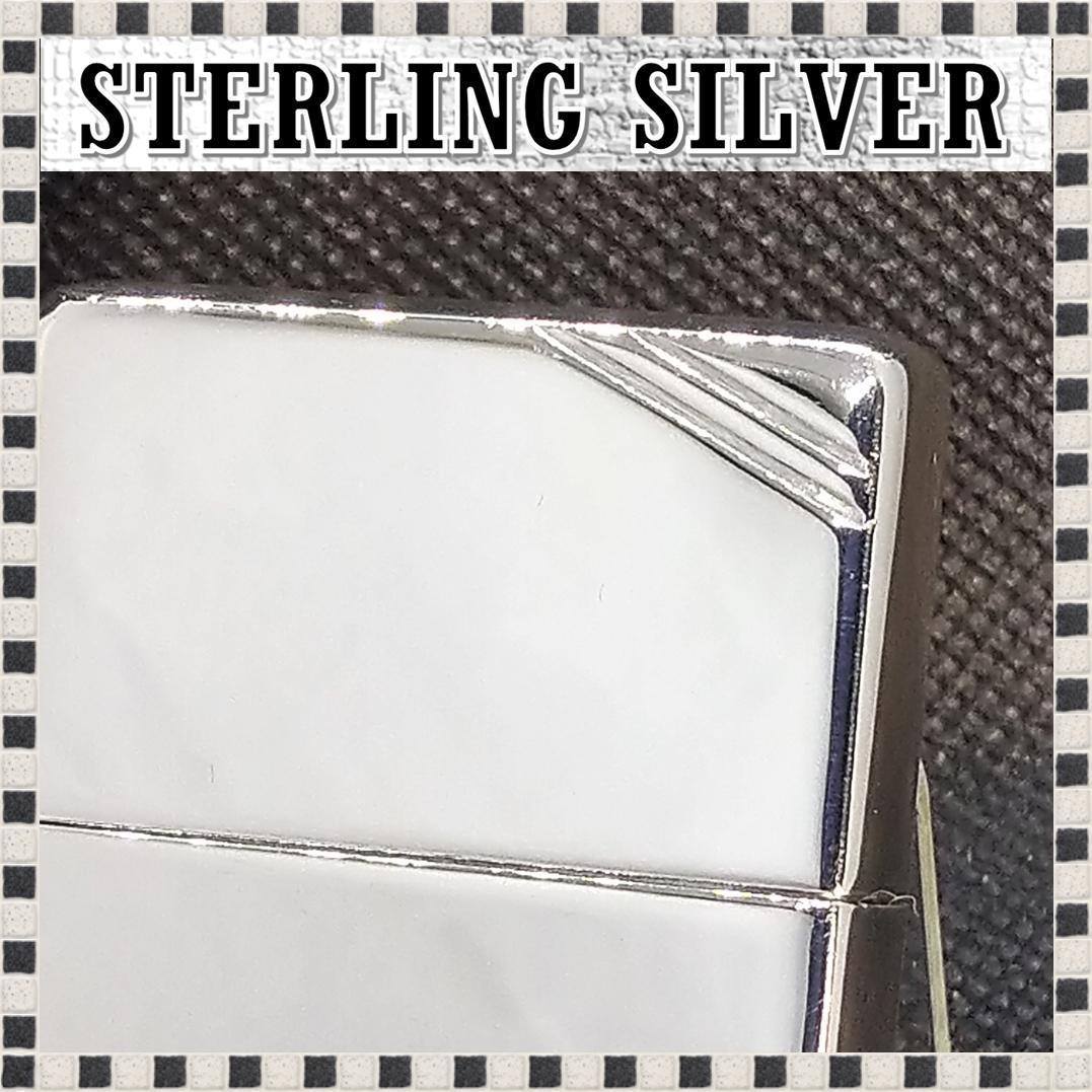 №1407 ZIPPO スターリングシルバー STERLING SILVER 1937レプリカ ダイアゴナルライン ジッポー 1996年 平成8年生まれ 26歳