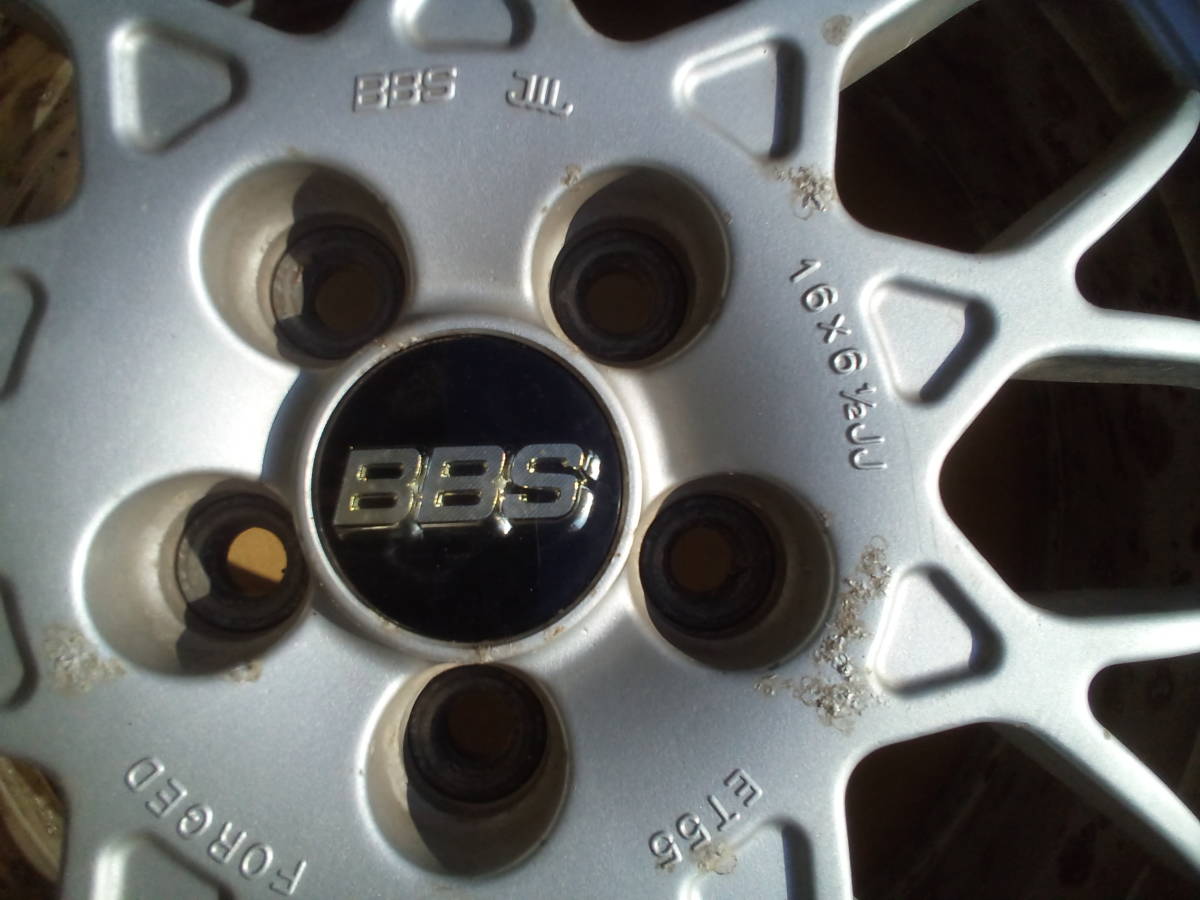 日本卸売り BBS 4本 5穴サイズ:16X6.5JJ PCD:100